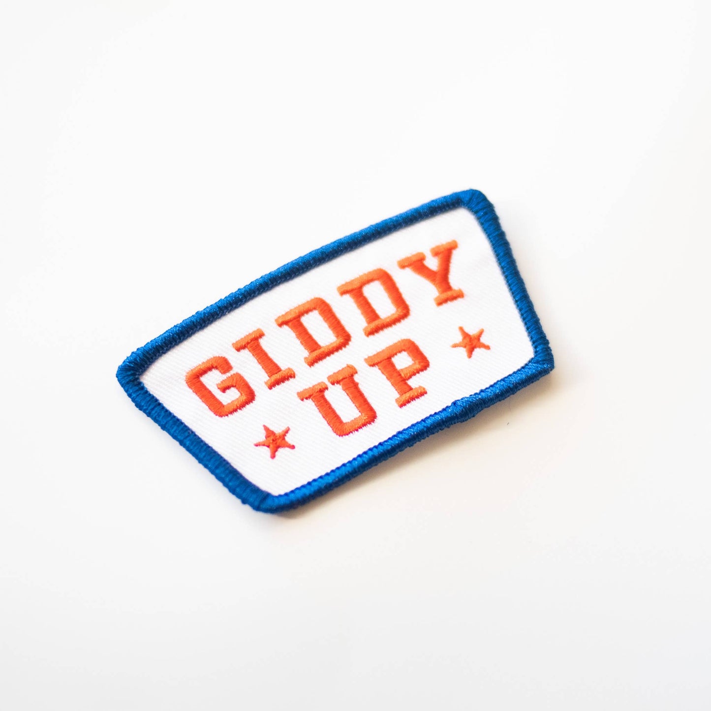 Giddy Up Embroidered Iron-On Patch