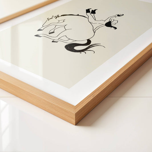 Giddy Up Cowgirl Art Print