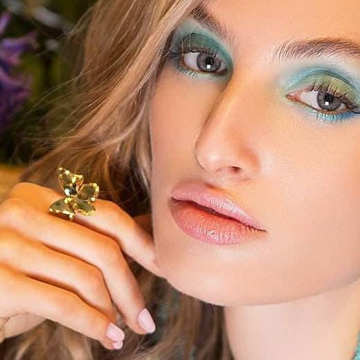 Brass Butterfly Ring