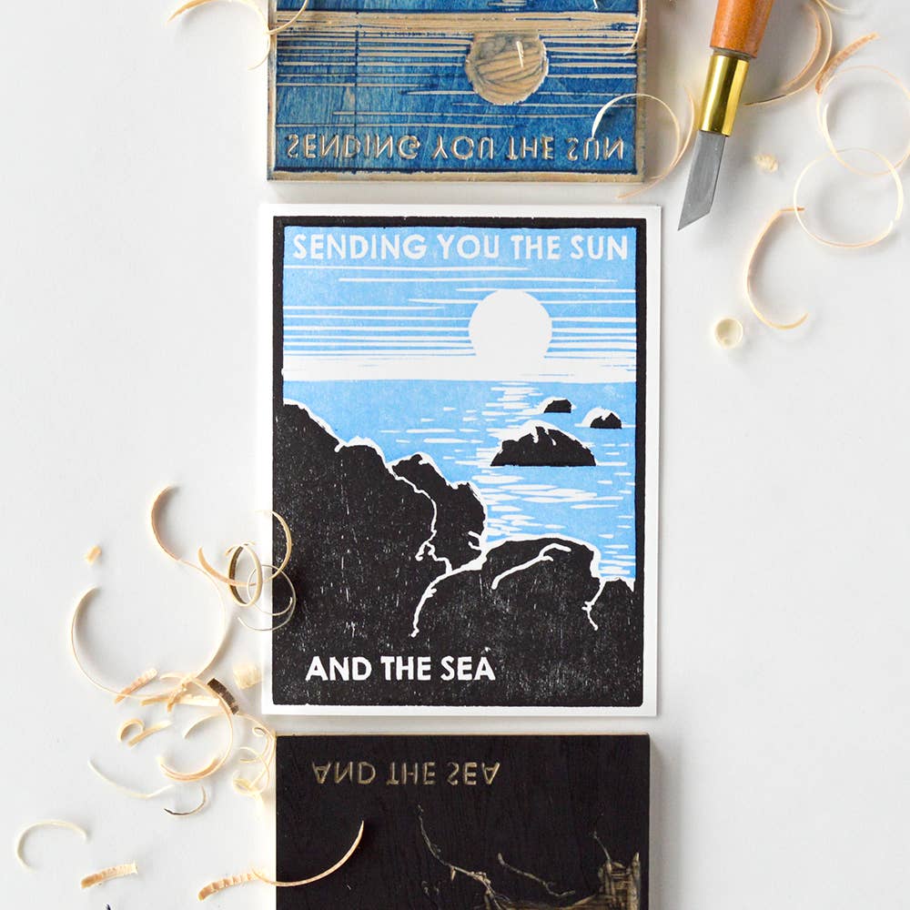 Sending You the Sun and Sea Card