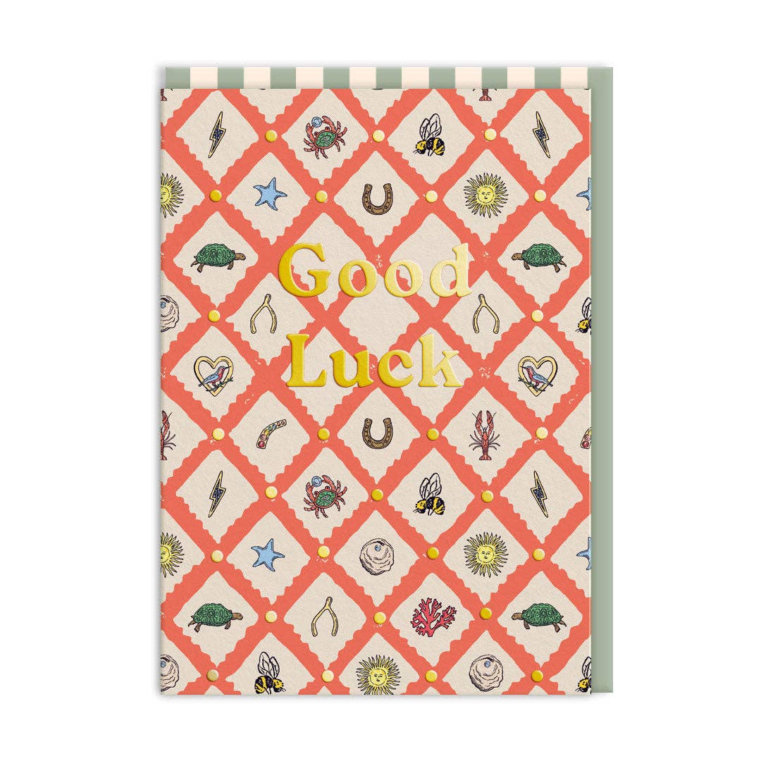 Good Luck Charm Card