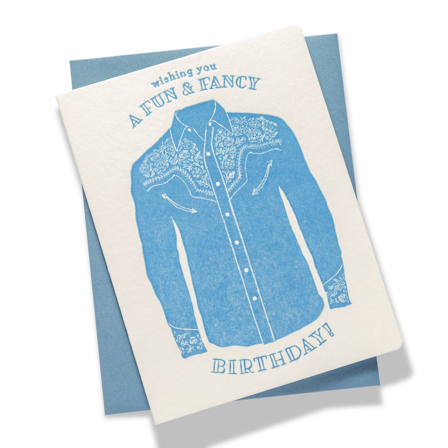 Fun & Fancy Birthday Letterpress Greeting Card