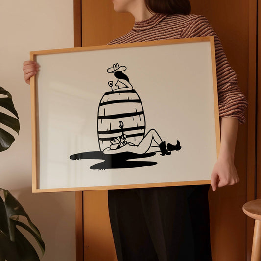 Wine Tasting Art Print