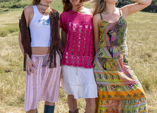 Green Patchwork Dress