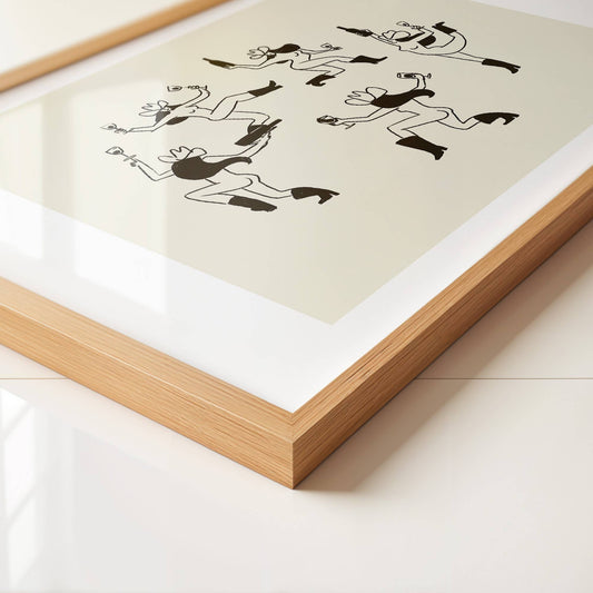 Cowgirl Dance Art Print