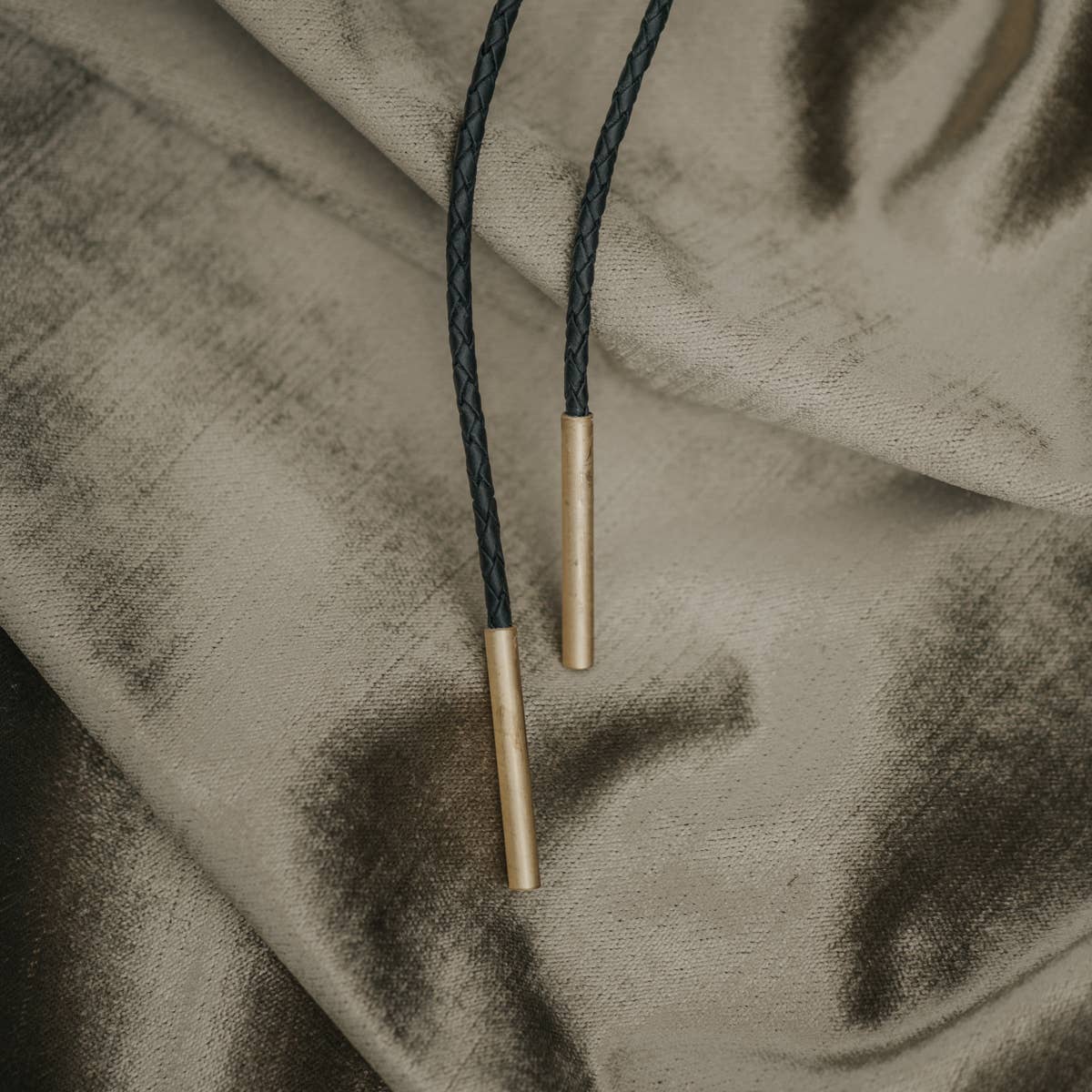 Brass Moon Bolo Tie
