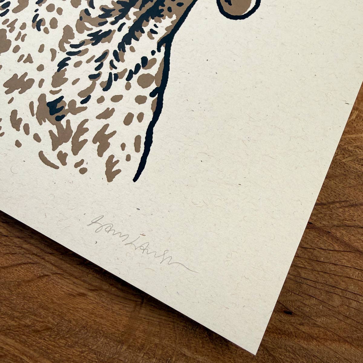 German Shorthaired Pointer Cowdog - Signed Art Print