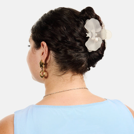 Orchid Pearl Hair Clip