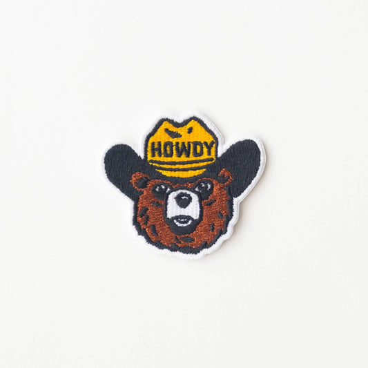 Howdy the Bear Embroidered Iron-On Patch