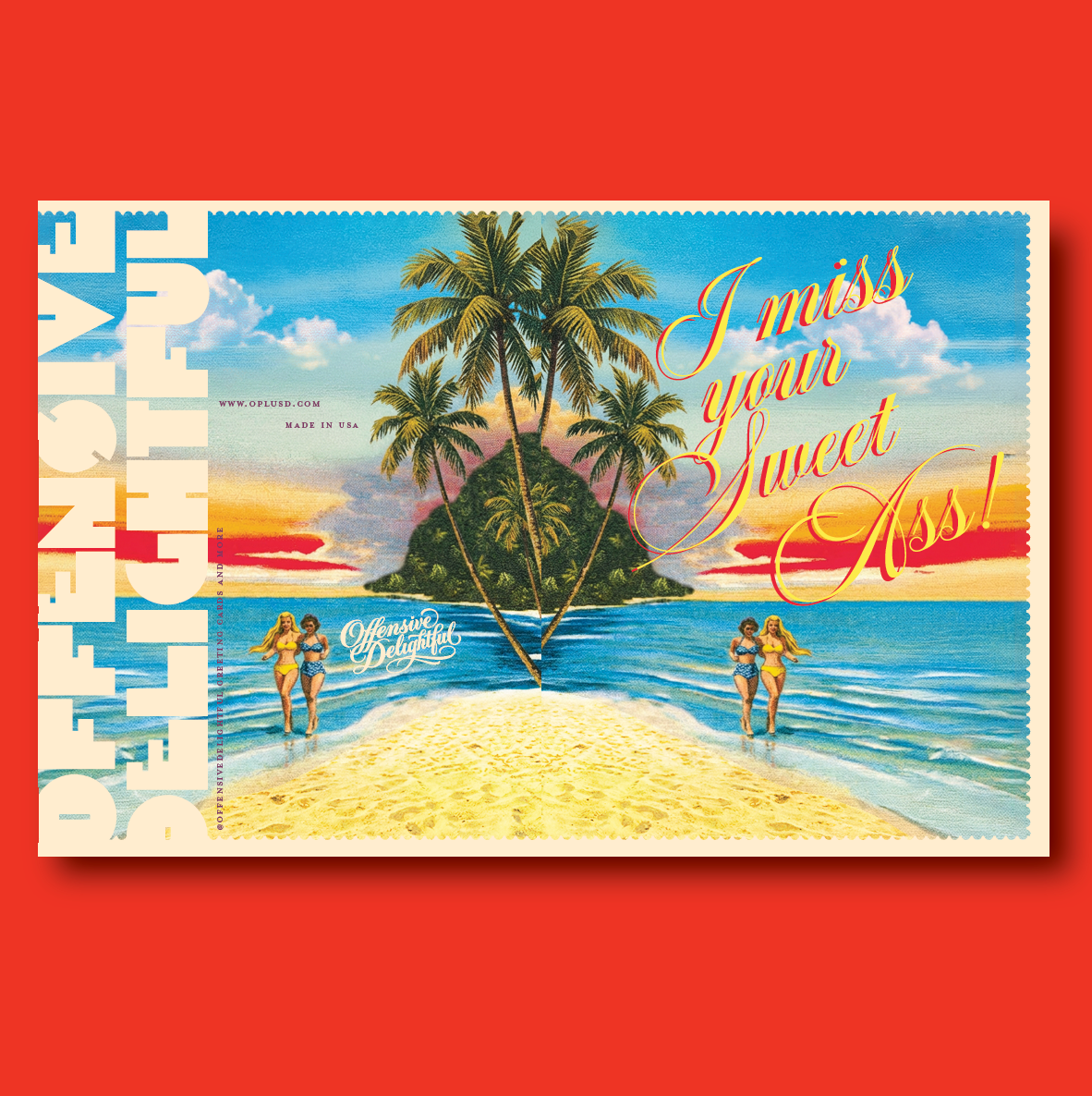 Miss Your Sweet Ass Card