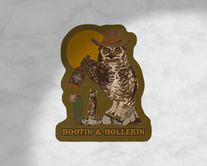 Hootin Owl Sticker