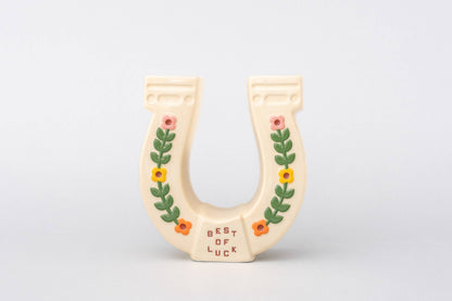 Horseshoe Ceramic Vase