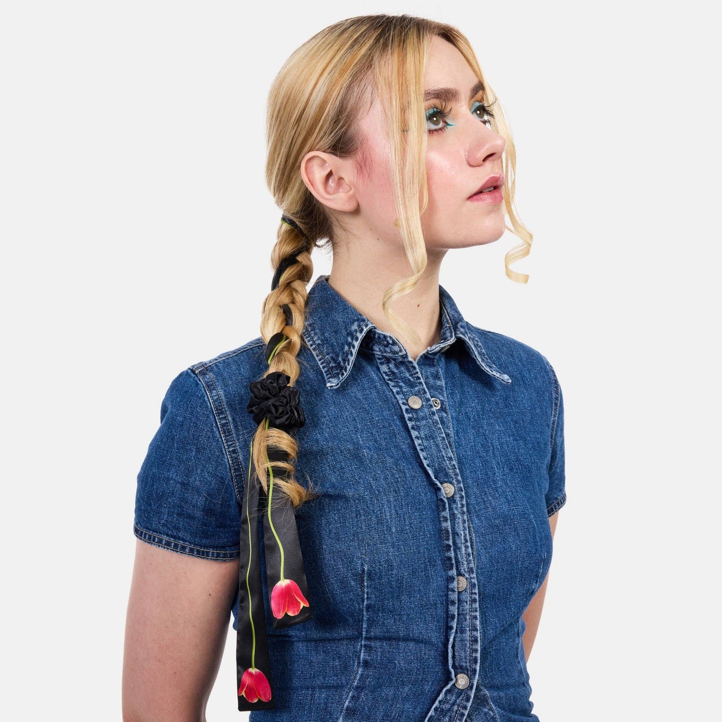 Tulip Silk Tie + Scrunchie Set