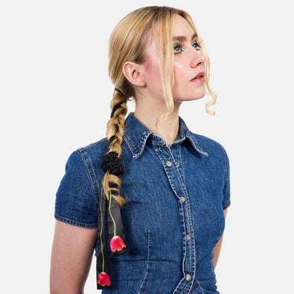 Tulip Silk Tie + Scrunchie Set