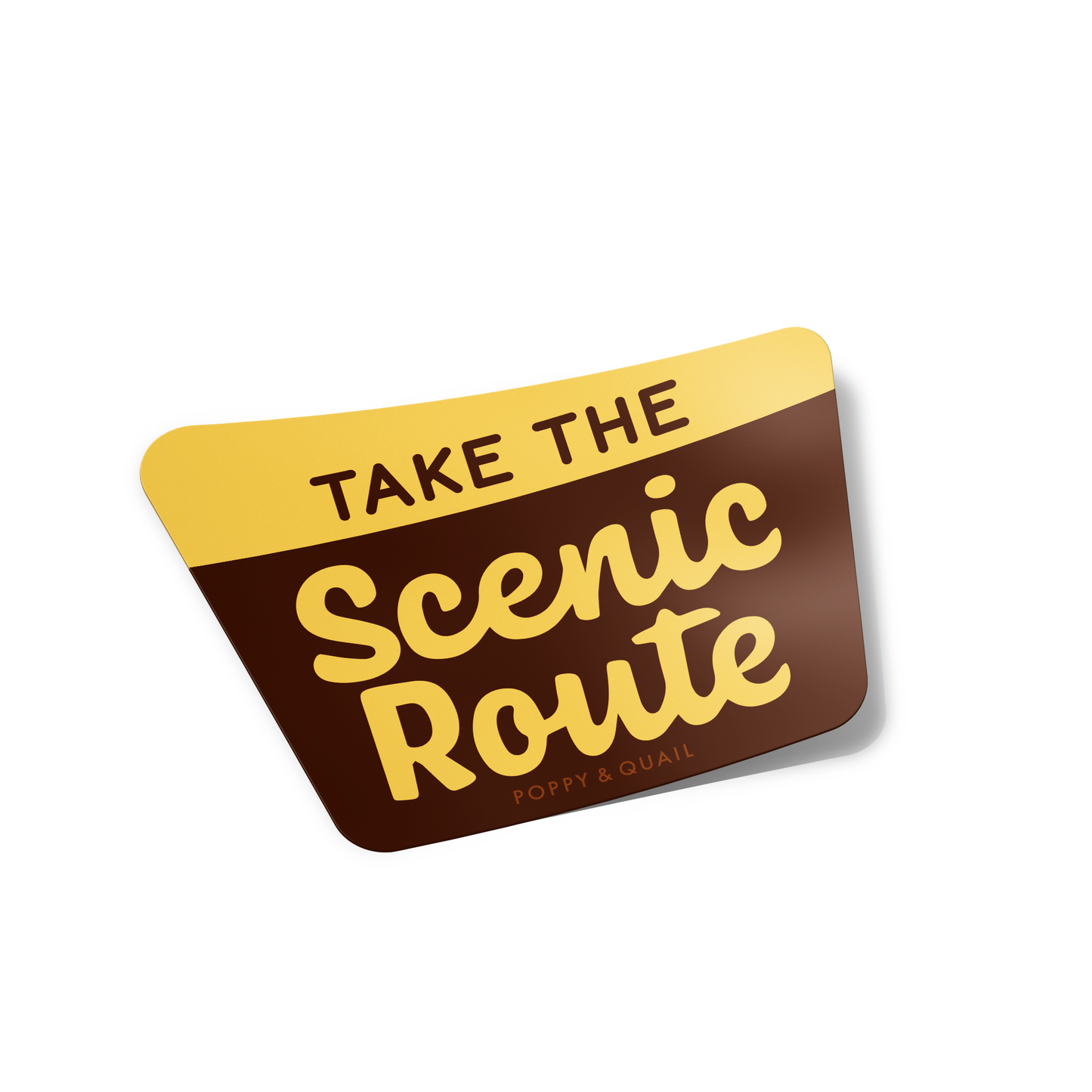 Scenic Route Sticker