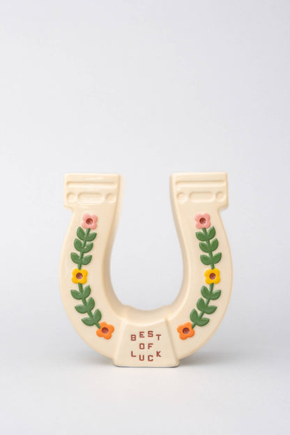 Horseshoe Ceramic Vase