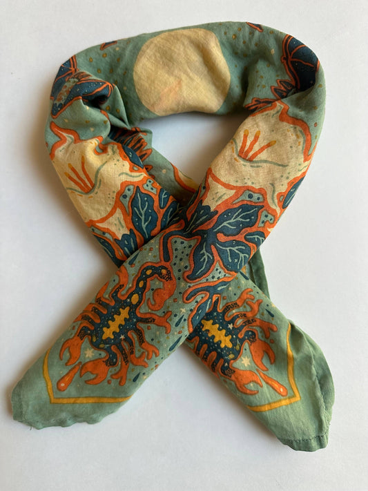 Floral Scorpion Bandana of the Month