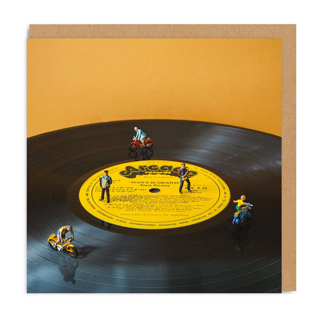 Record People Greeting Card