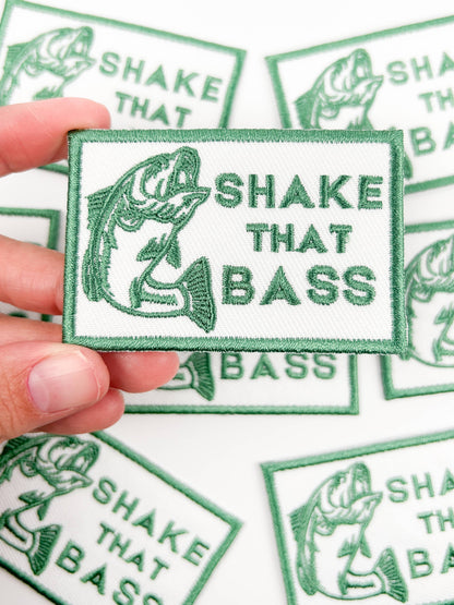 Shake That Bass Iron-On Patch