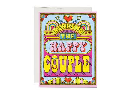 Happy Couple Greeting Card
