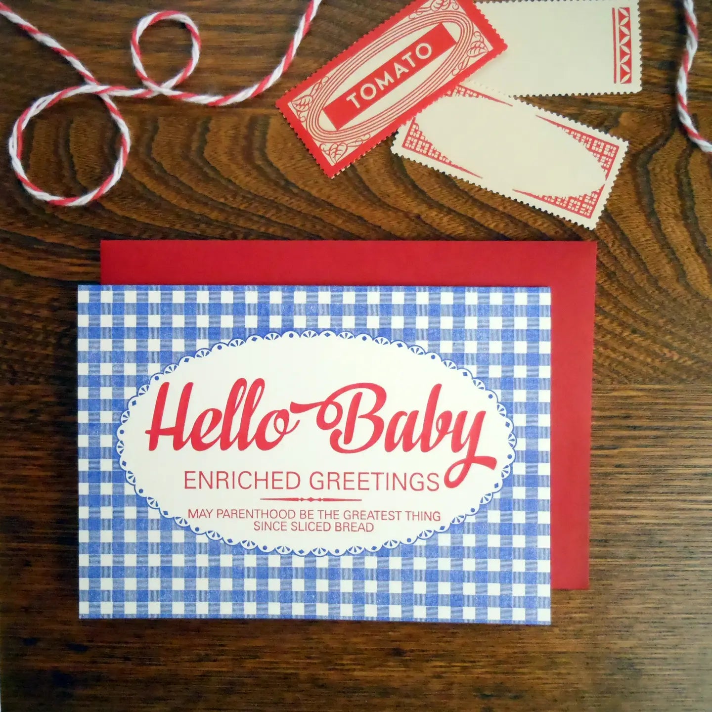 Baby Bread Bag Card
