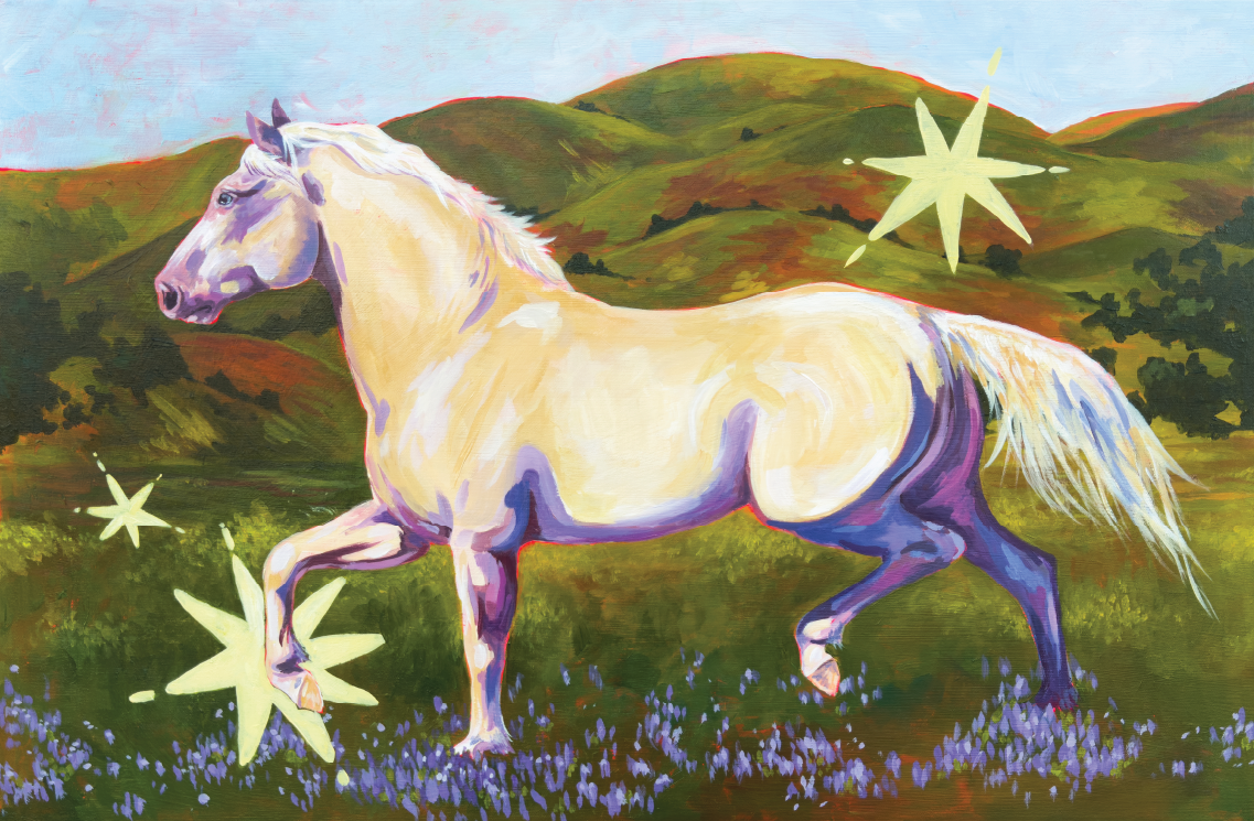 Star Hills Horse Print