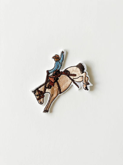 Bucking Bronco Patch Iron-On Patch