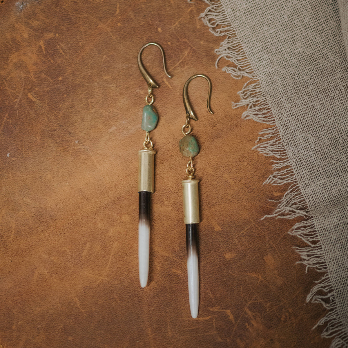 Quill Turquoise Earrings