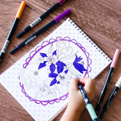 Wildflowers Coloring Book