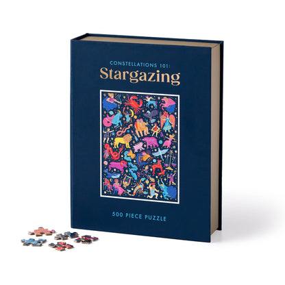 Stargazing Constellation 500 Piece Book Puzzle