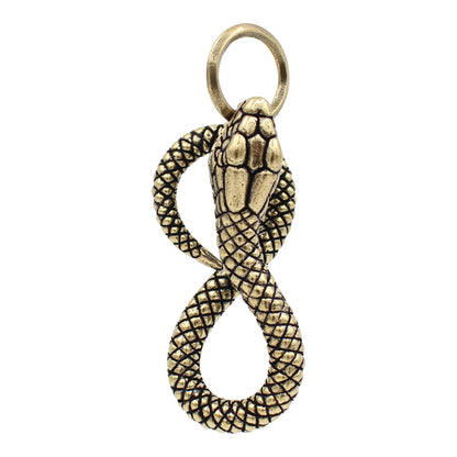 Brass Snake Keychain