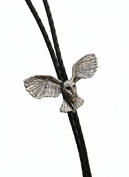 owl bolo tie