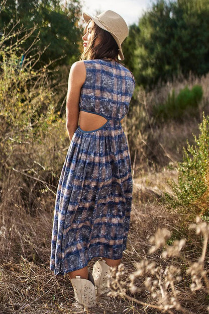 Paloma Plaid Pocket Dress