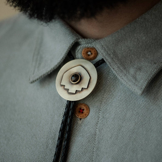 Brass Mesa Bolo Tie