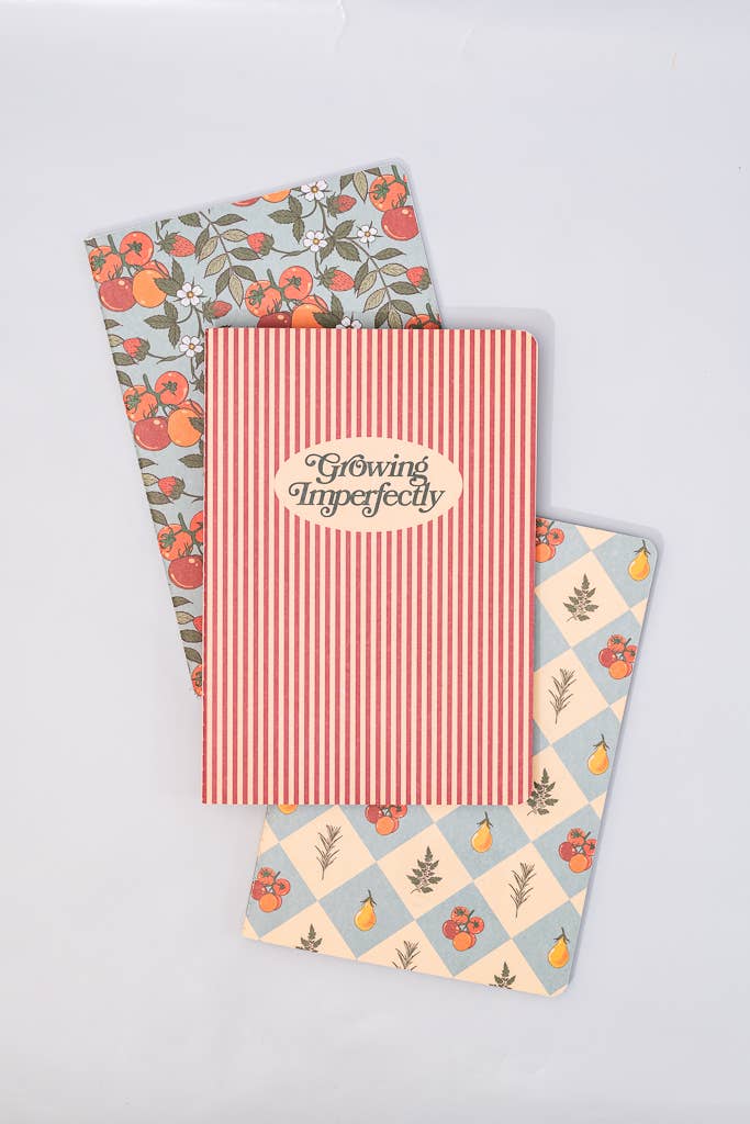 Notebook Set Lined Paper - Growing Imperfectly