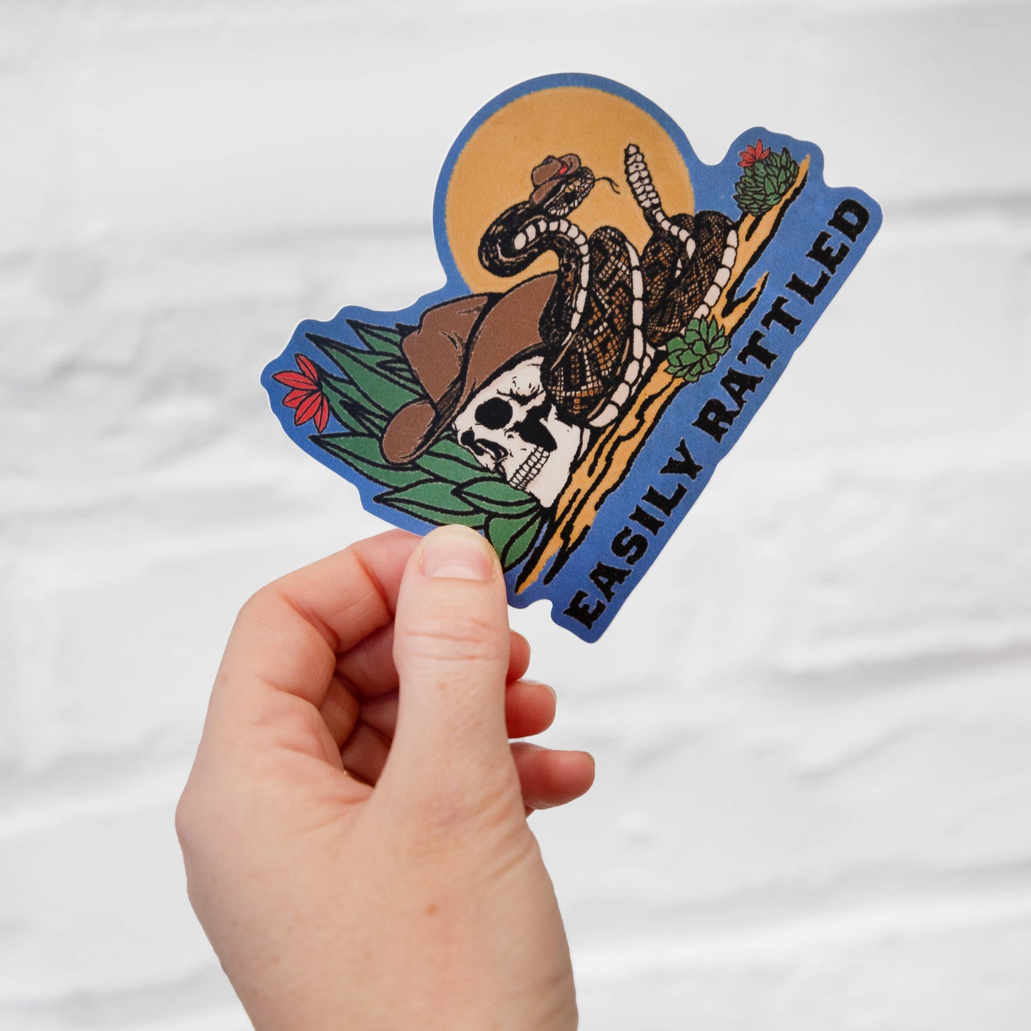 Easily Rattled Sticker