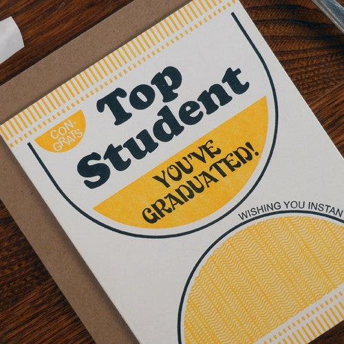 Top Student Ramen Card