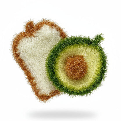 Avocado & Toast Scrubber Sponges