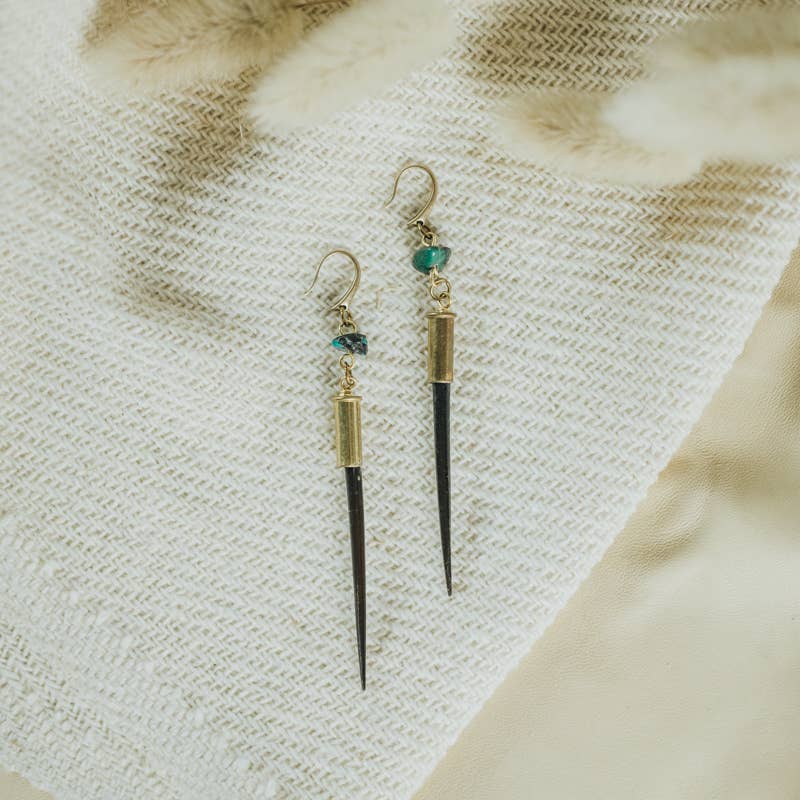 Quill Turquoise Earrings