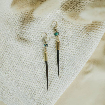 Quill Turquoise Earrings