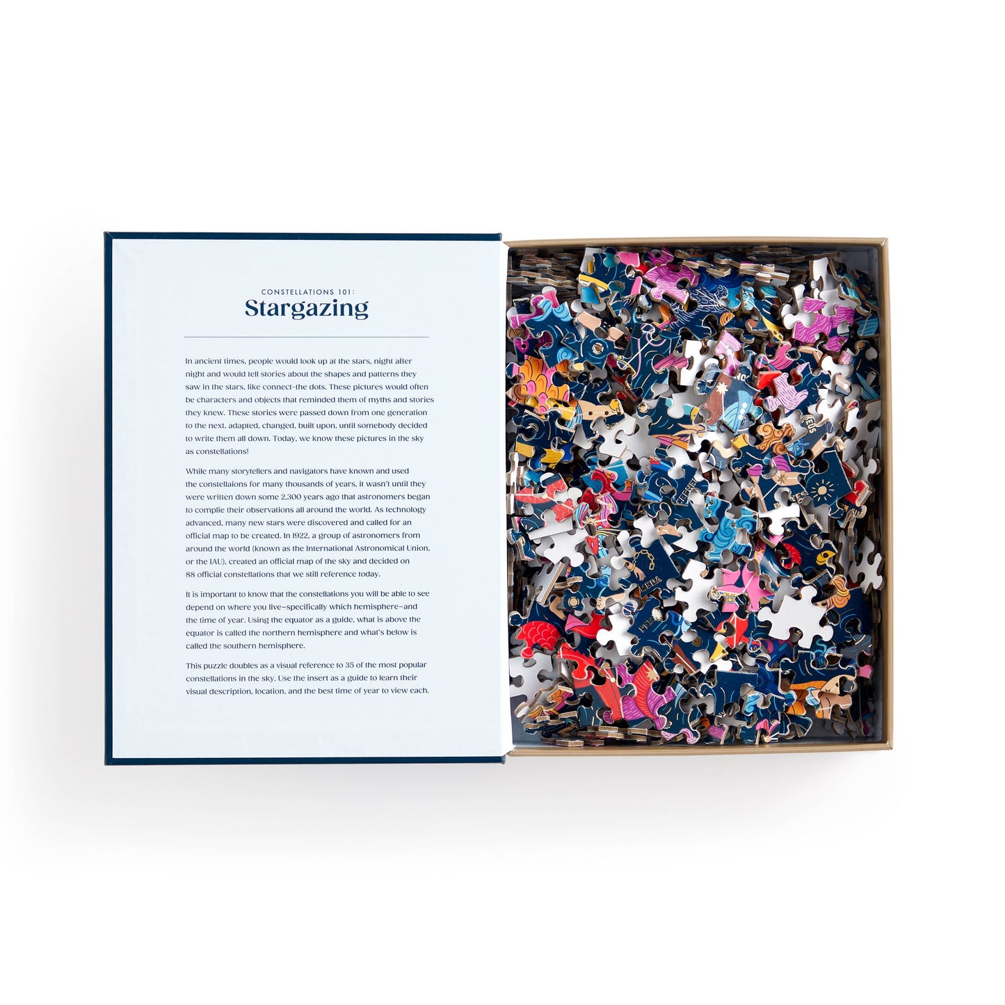 Stargazing Constellation 500 Piece Book Puzzle