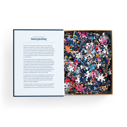 Stargazing Constellation 500 Piece Book Puzzle