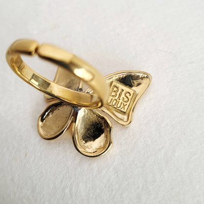 Brass Butterfly Ring
