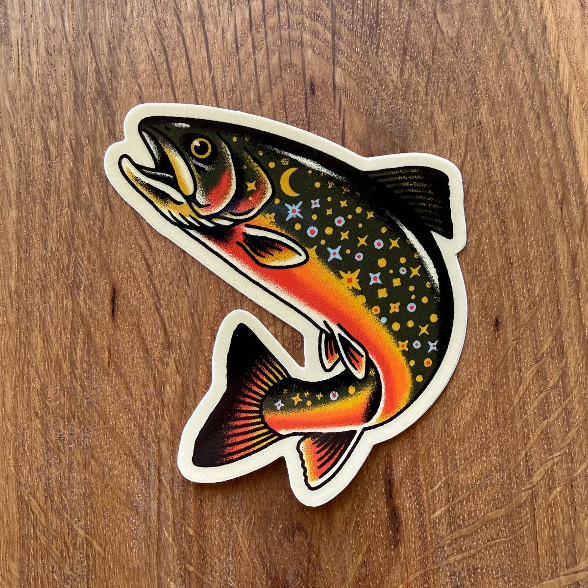 Star Trout Vinyl Sticker