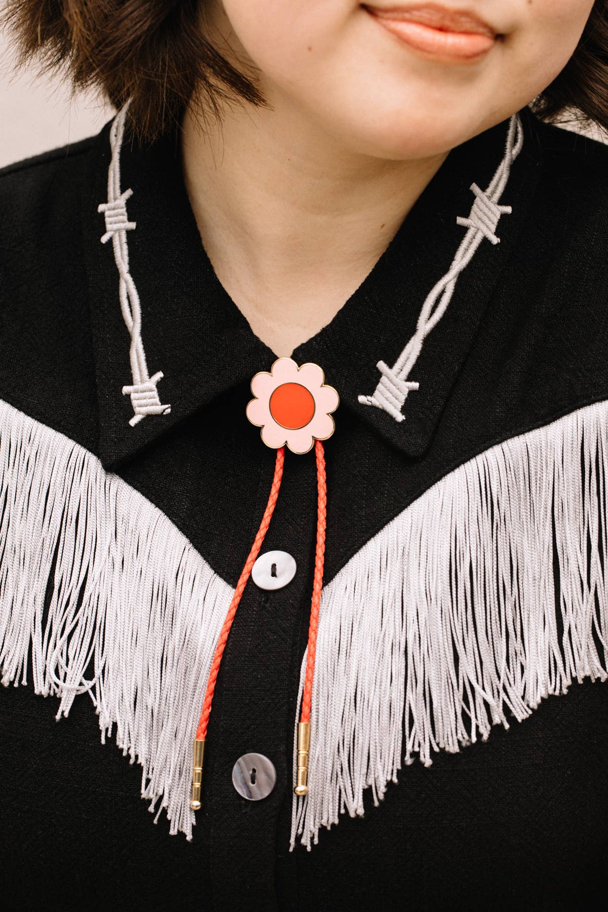 Blooming Daisy Bolo Tie