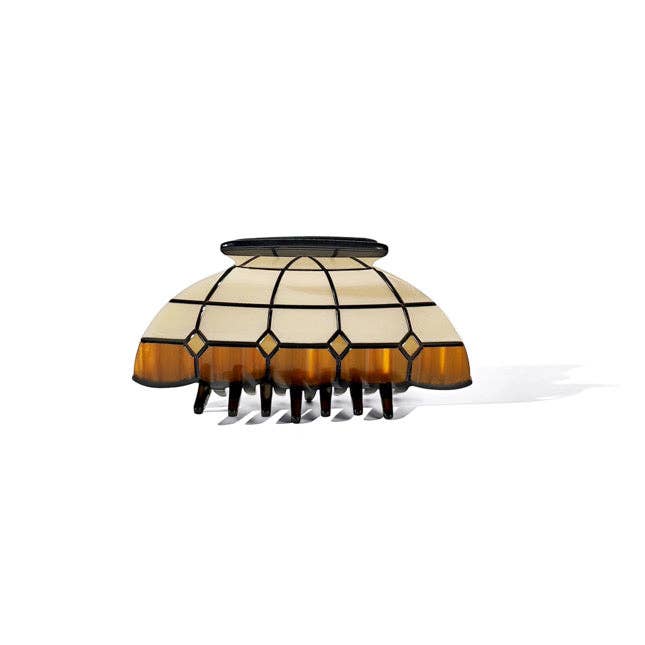 Gold Vintage Lamp Hair Claw