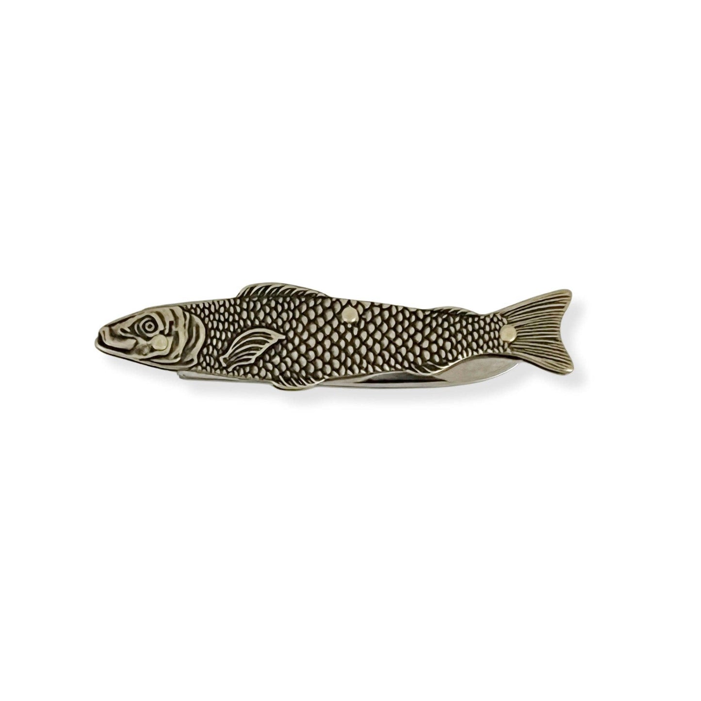 Fish Brass Pocket Knife