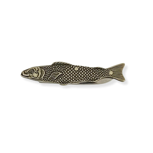 Fish Brass Pocket Knife