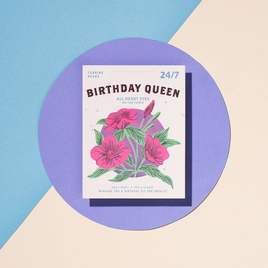 Birthday Queen Greeting Card