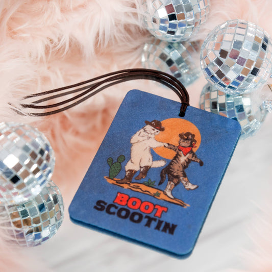 Boot Scootin Cats Air Freshener